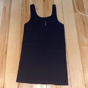 Black tank top